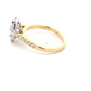 Yellow Gold Marquise Shaped Diamond Halo Cluster Style Ring - 1.05cts Gardiner Brothers