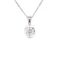 Round Brilliant Cut Diamond Fancy Style Solitaire Pendant - 0.51cts  Gardiner Brothers   