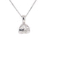 Round Brilliant Cut Diamond Fancy Style Solitaire Pendant - 0.51cts  Gardiner Brothers   