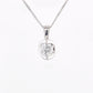 Round Brilliant Cut Diamond Fancy Style Solitaire Pendant - 0.51cts  Gardiner Brothers   