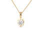 Round Brilliant Cut Diamond Fancy Style Solitaire Pendant - 0.41CTS  Gardiner Brothers   