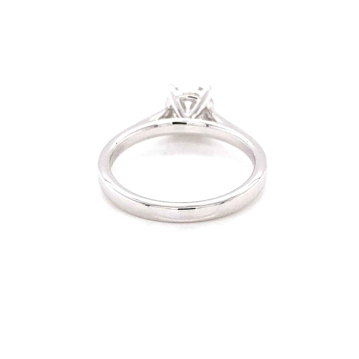 Platinum Round brilliant cut diamond solitaire ring - 1.01cts Gardiner Brothers