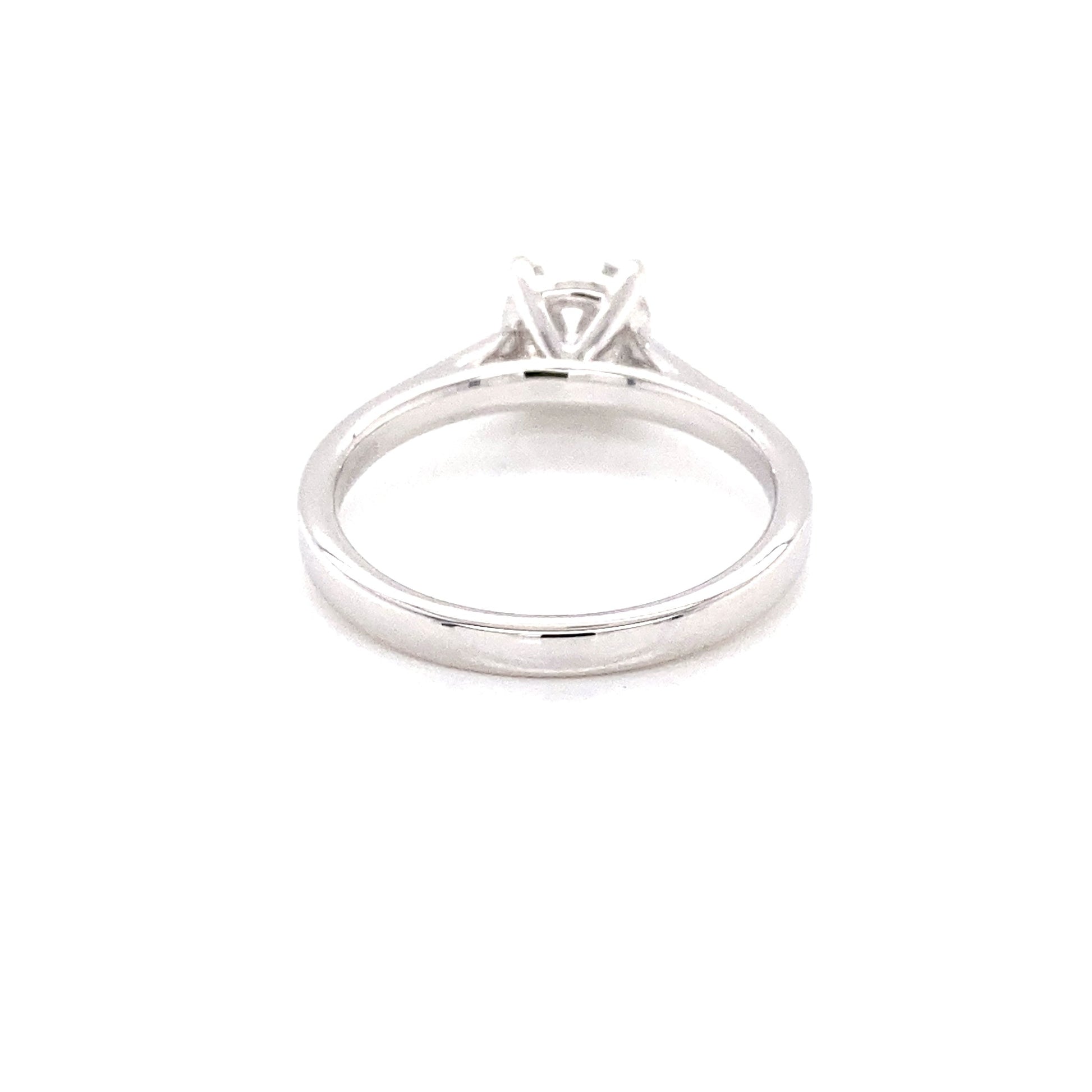 Platinum Round brilliant cut diamond solitaire ring - 1.01cts Gardiner Brothers
