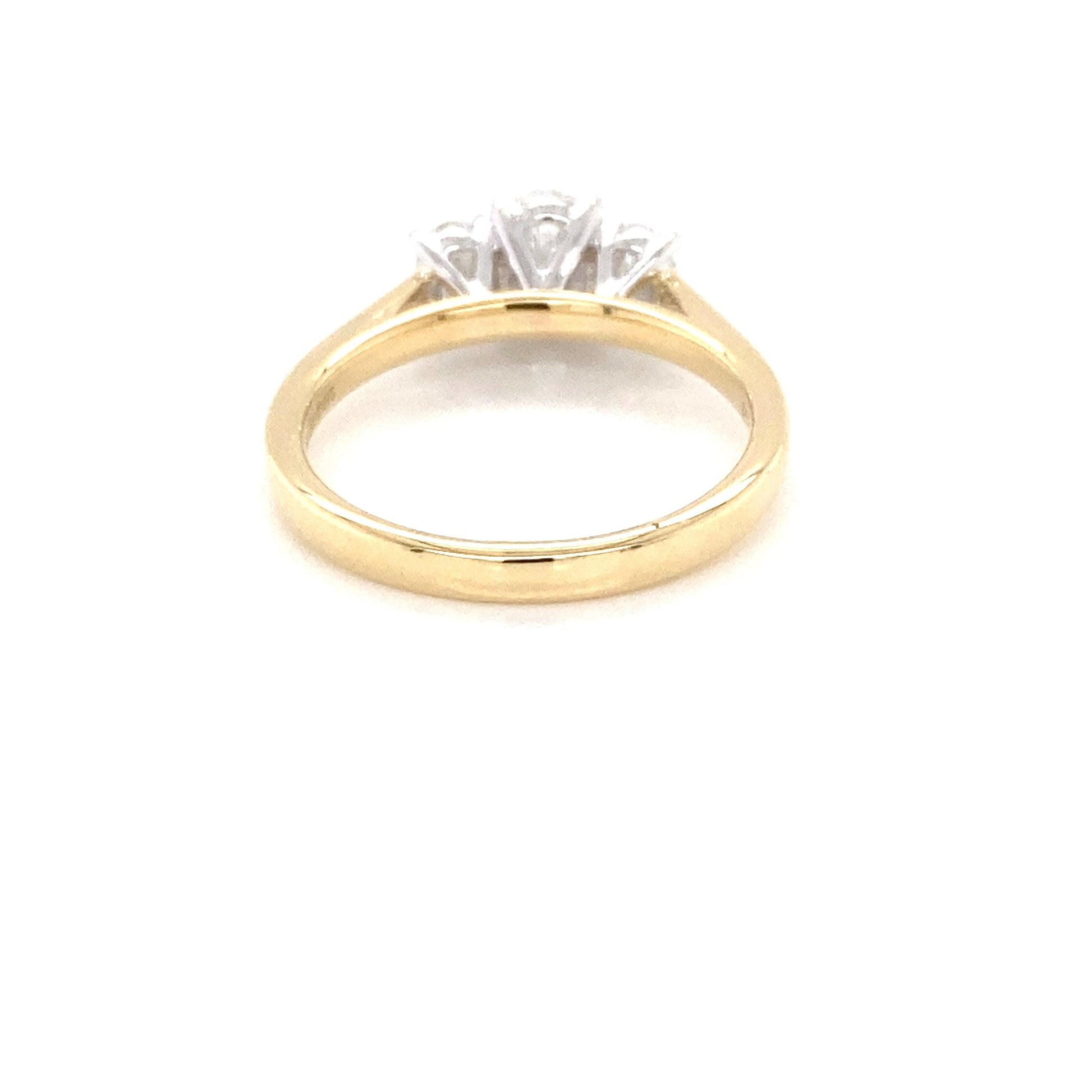 Oval Shaped Diamond 3 Stone Ring - 0.90cts  Gardiner Brothers   