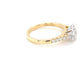 Yellow Gold Oval Shaped Diamond 3 Stone Ring with Diamond set shoulders - 1.11cts Gardiner Brothers