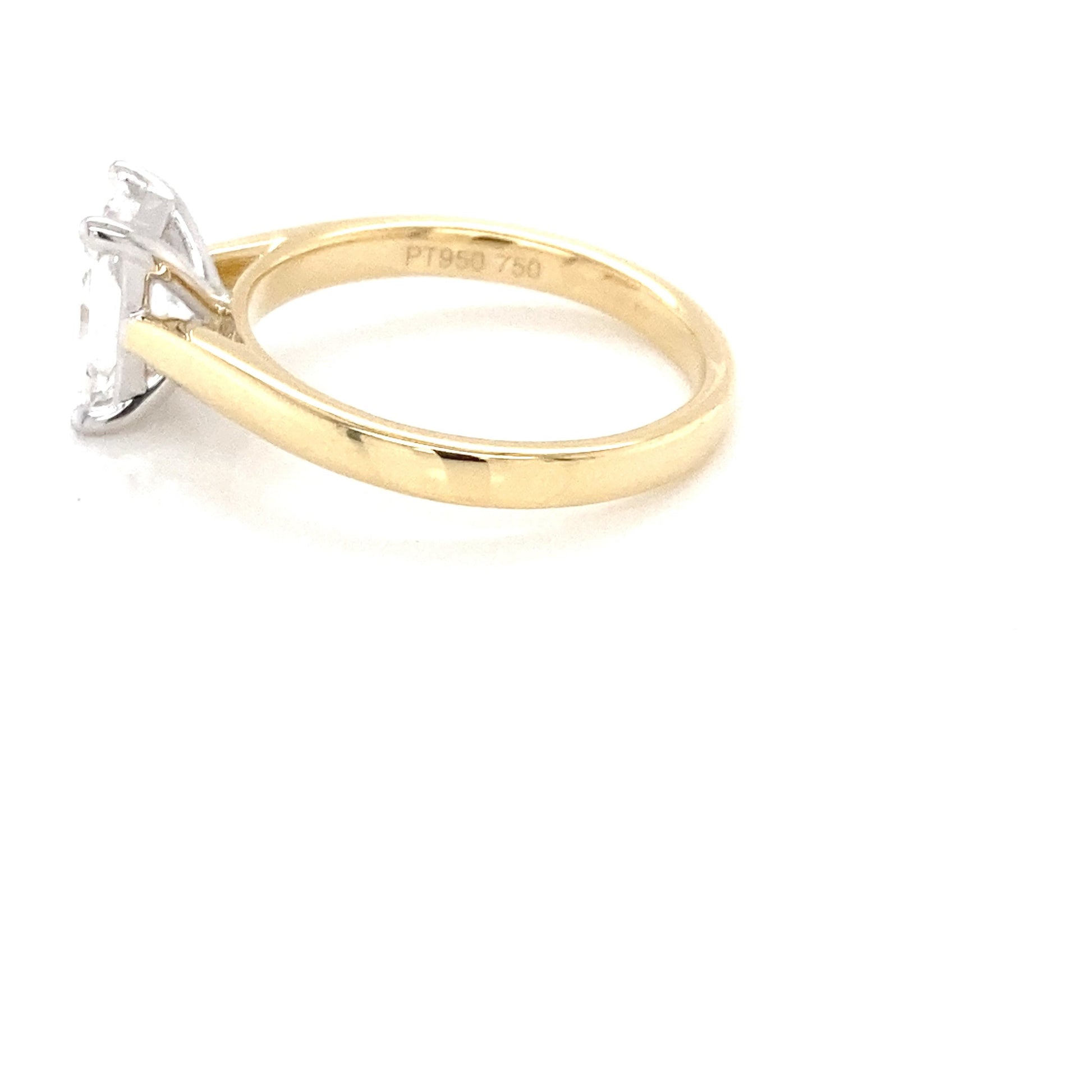 Radiant cut Diamond Solitaire Ring - 1.23cts  Gardiner Brothers   