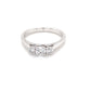 platinum Round Brilliant Cut Diamond 3 Stone Ring - 0.50cts Gardiner Brothers