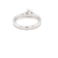 Platinum Round Brilliant cut diamond solitaire ring - 0.50cts Gardiner Brothers