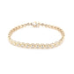 Round Brilliant Cut Diamond, Rub-over style tennis bracelet - 2.17cts  Gardiner Brothers   