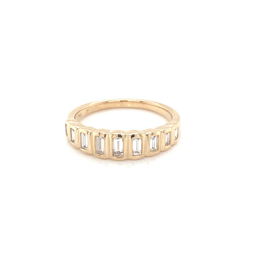 9 Stone Baguette Cut Diamond Eternity Style Ring  Gardiner Brothers   