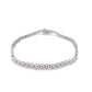 Round Brilliant cut Diamond Rub-over Style Tennis Bracelet - 1.10cts Gardiner Brothers