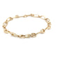 Yellow Gold, Large and small oval link bracelet Gardiner Brothers