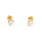 Round Brilliant Cut Diamond Fancy Style Solitaire Earrings - 0.50cts Gardiner Brothers