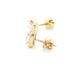 Lab Grown Emerald Cut Diamond Solitaire Earrings - 1.40cts Gardiner Brothers