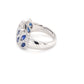 Marquise shaped Sapphire and round brilliant cut diamond dress ring Gardiner Brothers