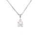 Round brilliant cut diamond solitaire pendant - 0.53cts Gardiner Brothers