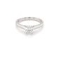 Platinum Oval Shaped Diamond Solitaire ring - 0.61cts Gardiner Brothers
