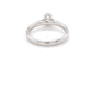 Platinum Oval Shaped Diamond Solitaire ring - 0.61cts Gardiner Brothers