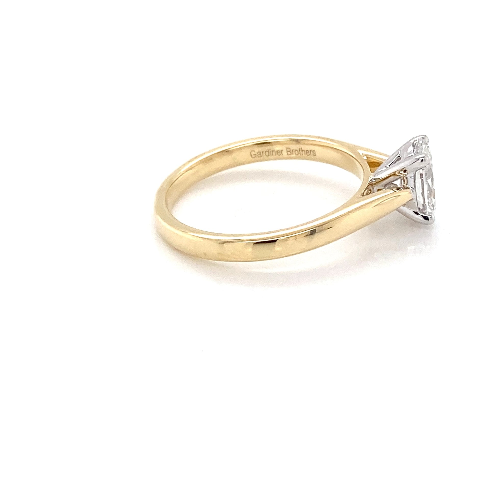 Oval Shaped Diamond Solitaire Ring - 0.81cts Gardiner Brothers