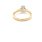 Yellow Gold Oval Shaped Diamond Solitaire Ring - 0.90cts Gardiner Brothers