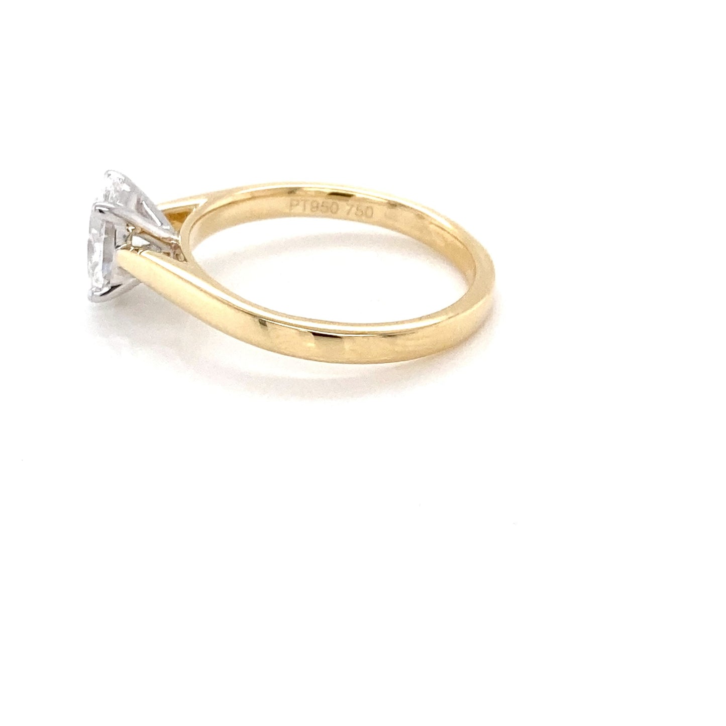 Oval Shaped Diamond Solitaire Ring - 0.90cts Gardiner Brothers