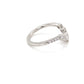 Round brilliant cut diamond wishbone style ring Gardiner Brothers