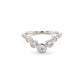 Round brilliant cut diamond wishbone style ring Gardiner Brothers