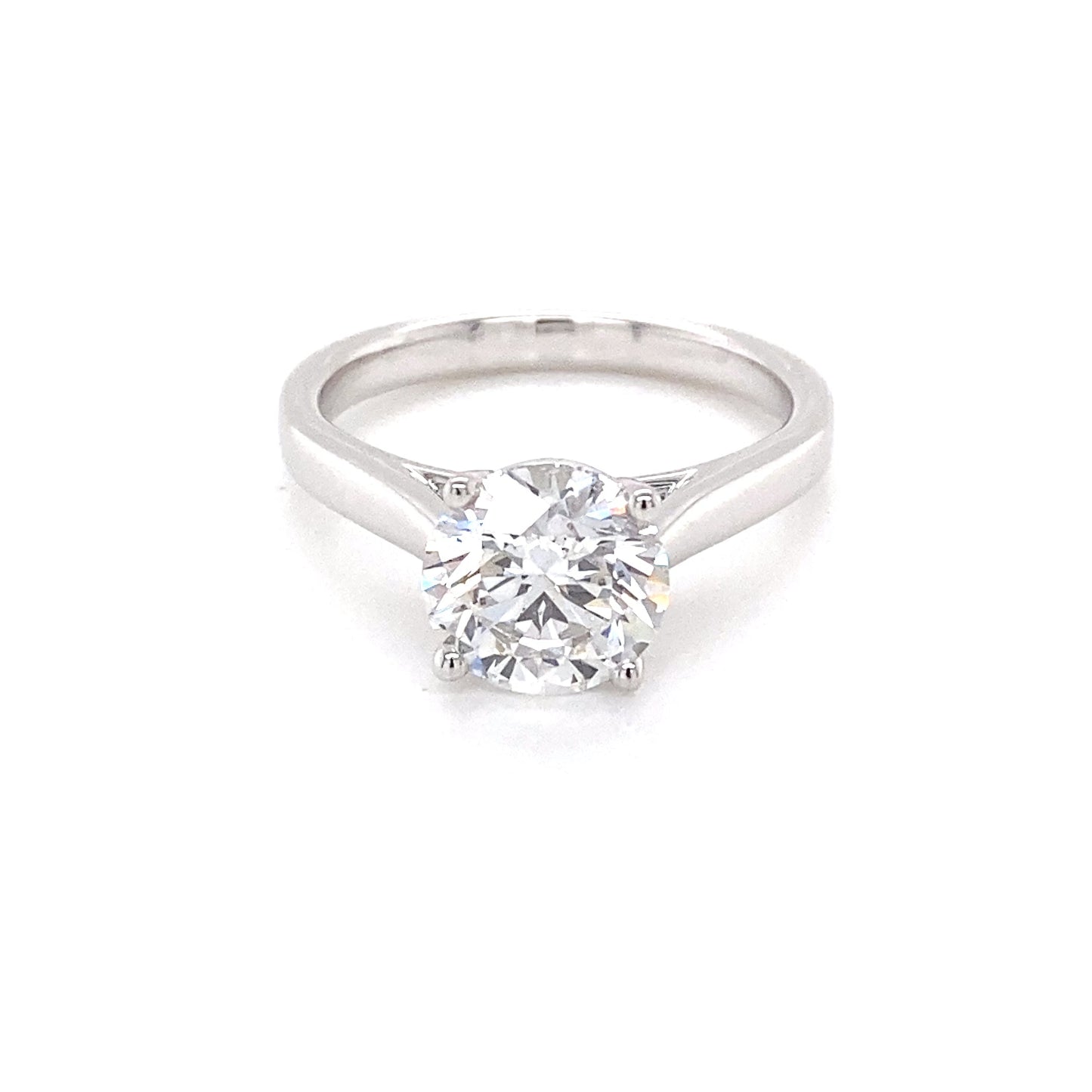 Round Brilliant Cut Diamond Solitaire ring - 2.01cts Gardiner Brothers