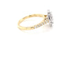 Yellow Gold Oval Shaped Diamond Halo cluster style ring - 1.57cts Gardiner Brothers
