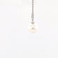 Akoya Pearl and Round Brilliant Cut Diamond Cluster Pendant Gardiner Brothers