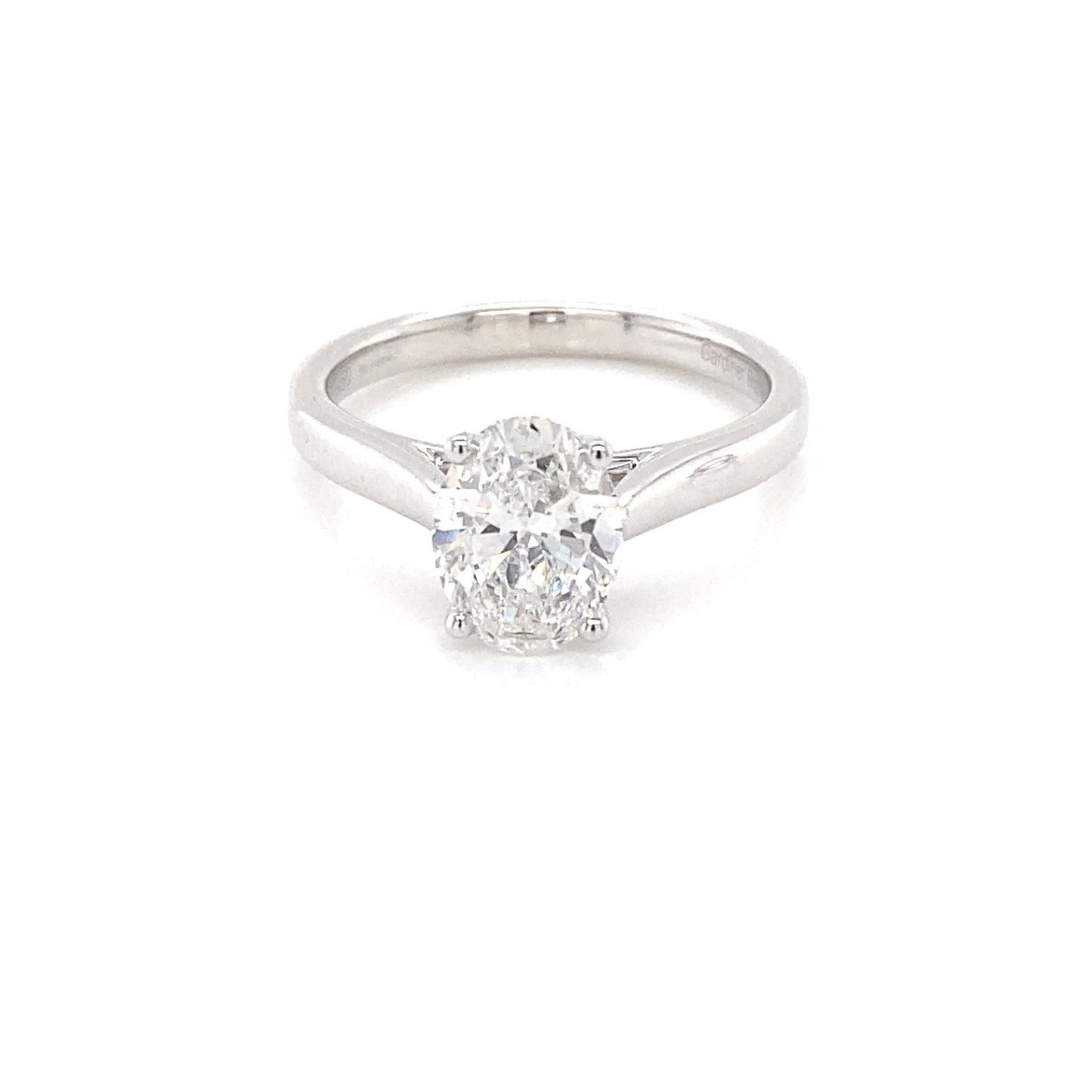 Oval Shaped Diamond Solitaire Ring - 1.50cts Gardiner Brothers