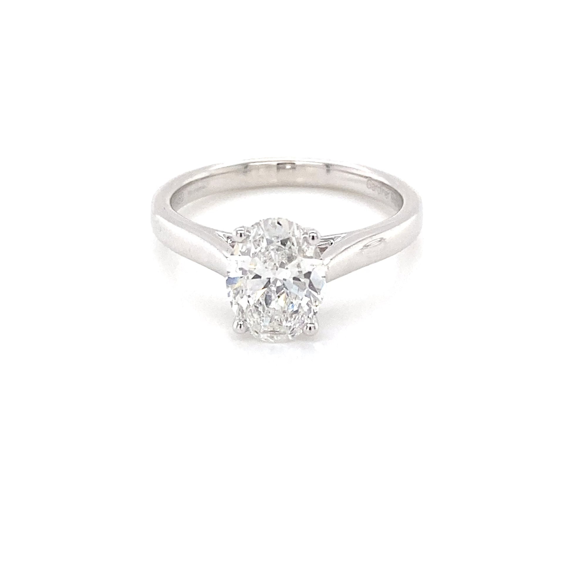 Oval Shaped Diamond Solitaire Ring - 1.50cts Gardiner Brothers