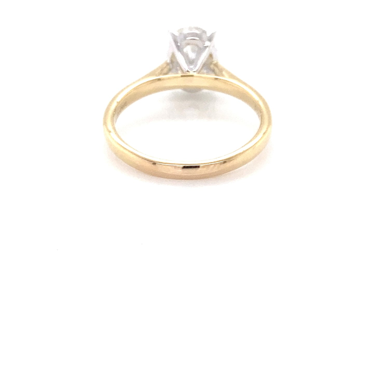 Yellow Gold Oval Shaped Diamond Solitaire Ring - 2.01cts Gardiner Brothers