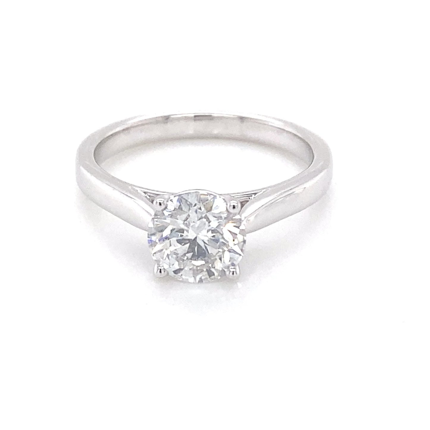 Round Brilliant Cut Diamond Solitaire Ring - 1.30cts Gardiner Brothers