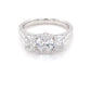 Oval Shaped Diamond 3 Stone Ring - 1.63cts Gardiner Brothers