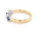 Sapphire and diamond oval shaped 5 stone ring Gardiner Brothers