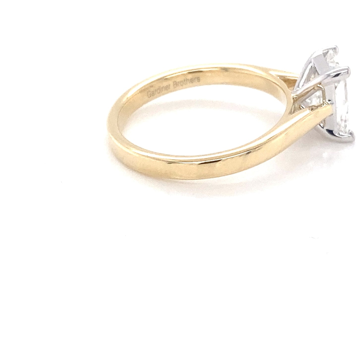 Radiant Cut Diamond Solitaire Ring - 1.50cts