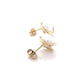 Yellow Gold FreshWater Pearl Stud Earrings Gardiner Brothers