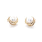 Yellow Gold FreshWater Pearl Stud Earrings Gardiner Brothers