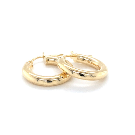 Yellow Gold Hoop Earrings Gardiner Brothers