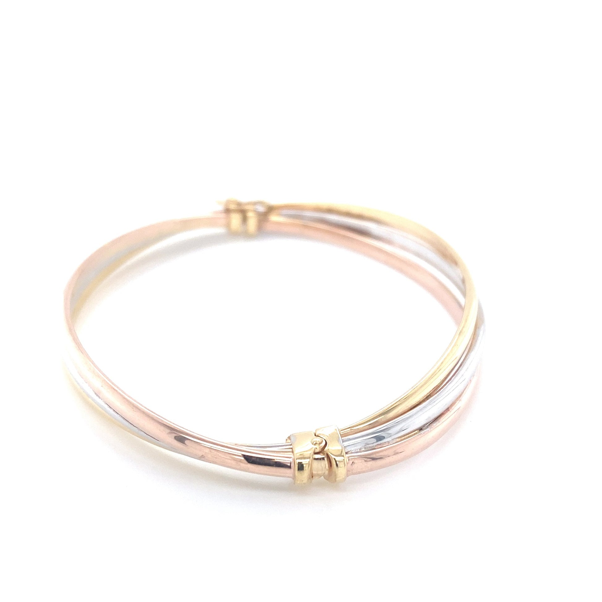 3-Colour Russian Style Bangle Gardiner Brothers
