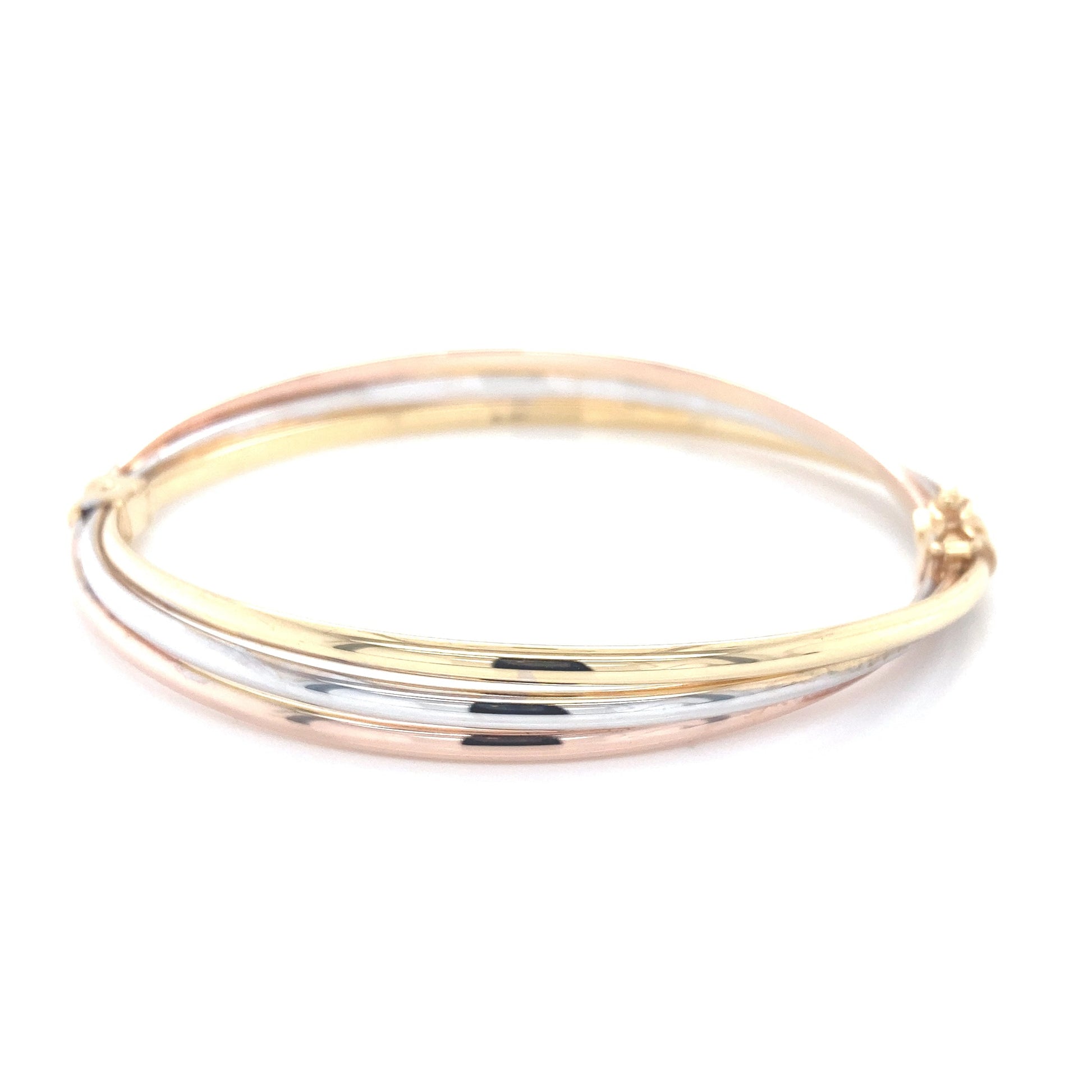 3-Colour Russian Style Bangle Gardiner Brothers