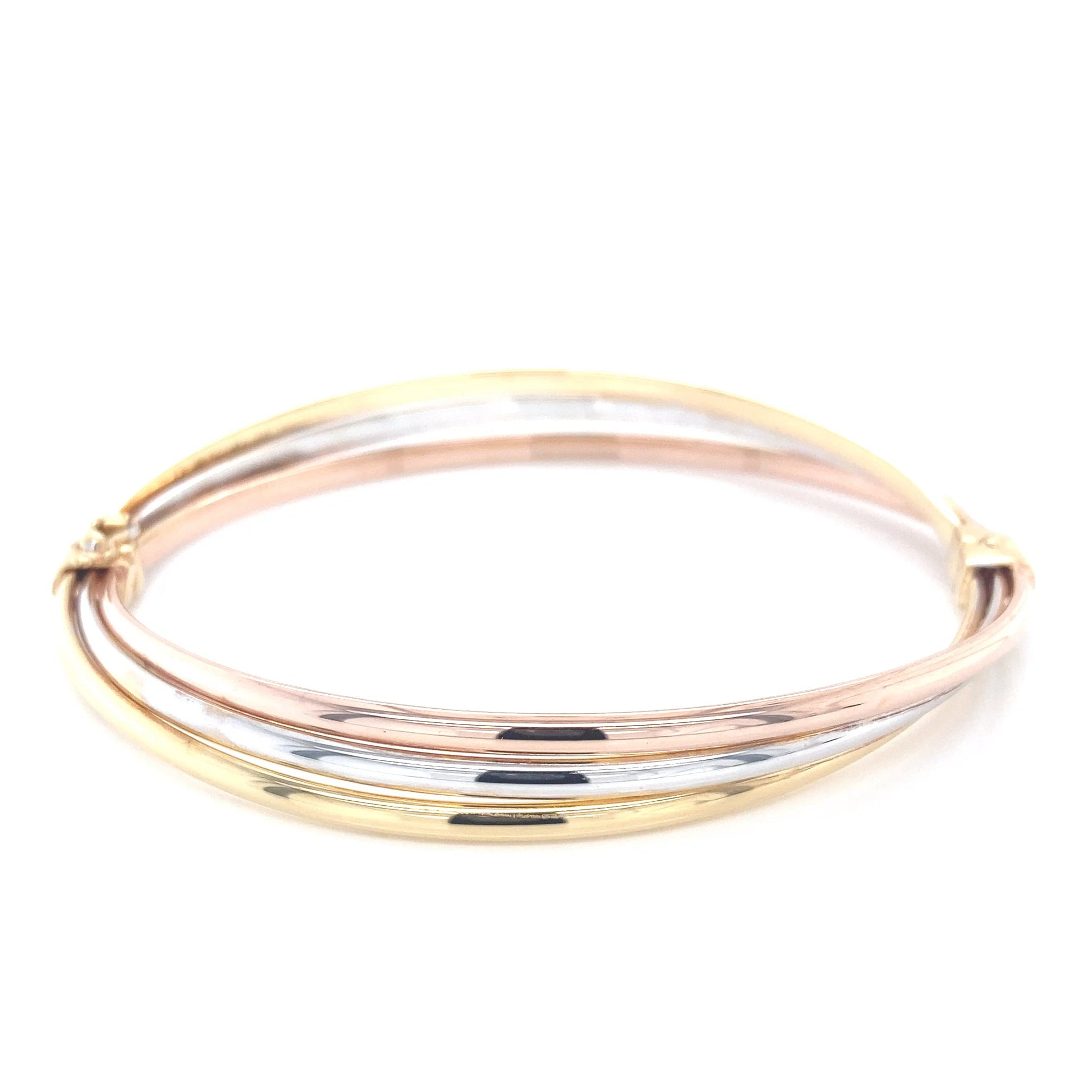 3-Colour Russian Style Bangle Gardiner Brothers