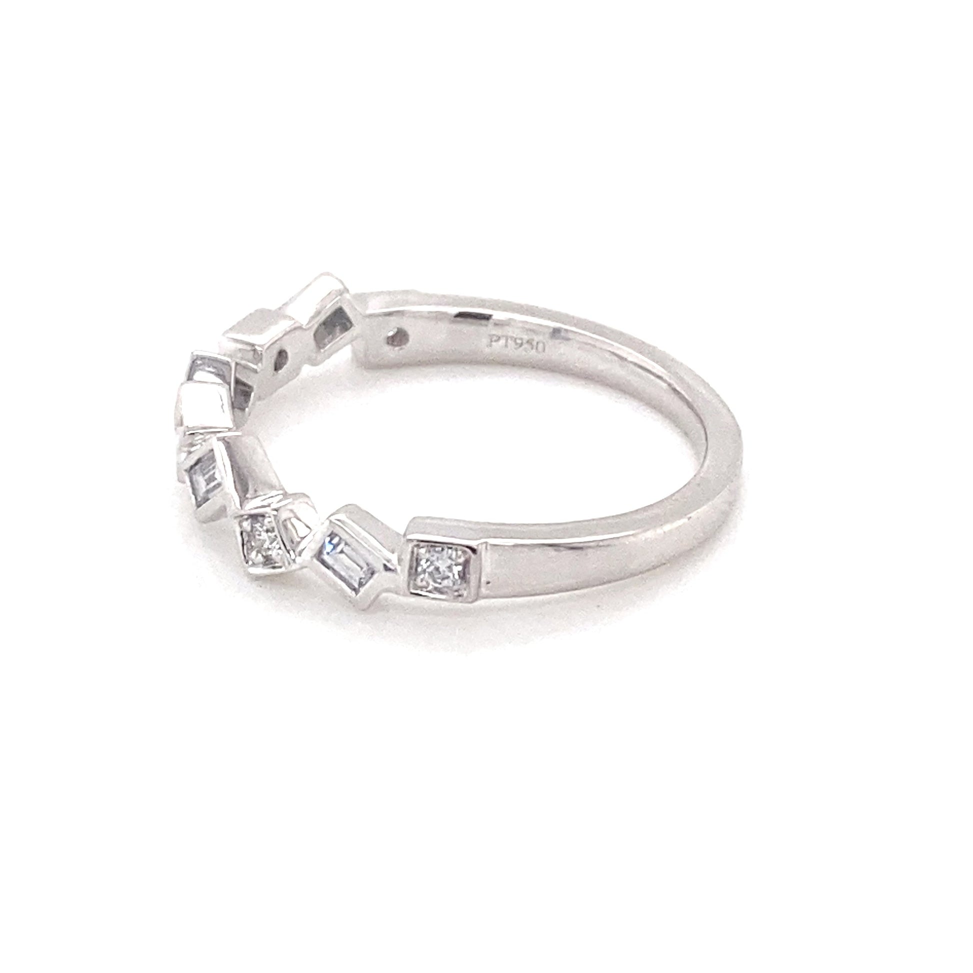 Diamond Abstract Style Eternity Ring Gardiner Brothers