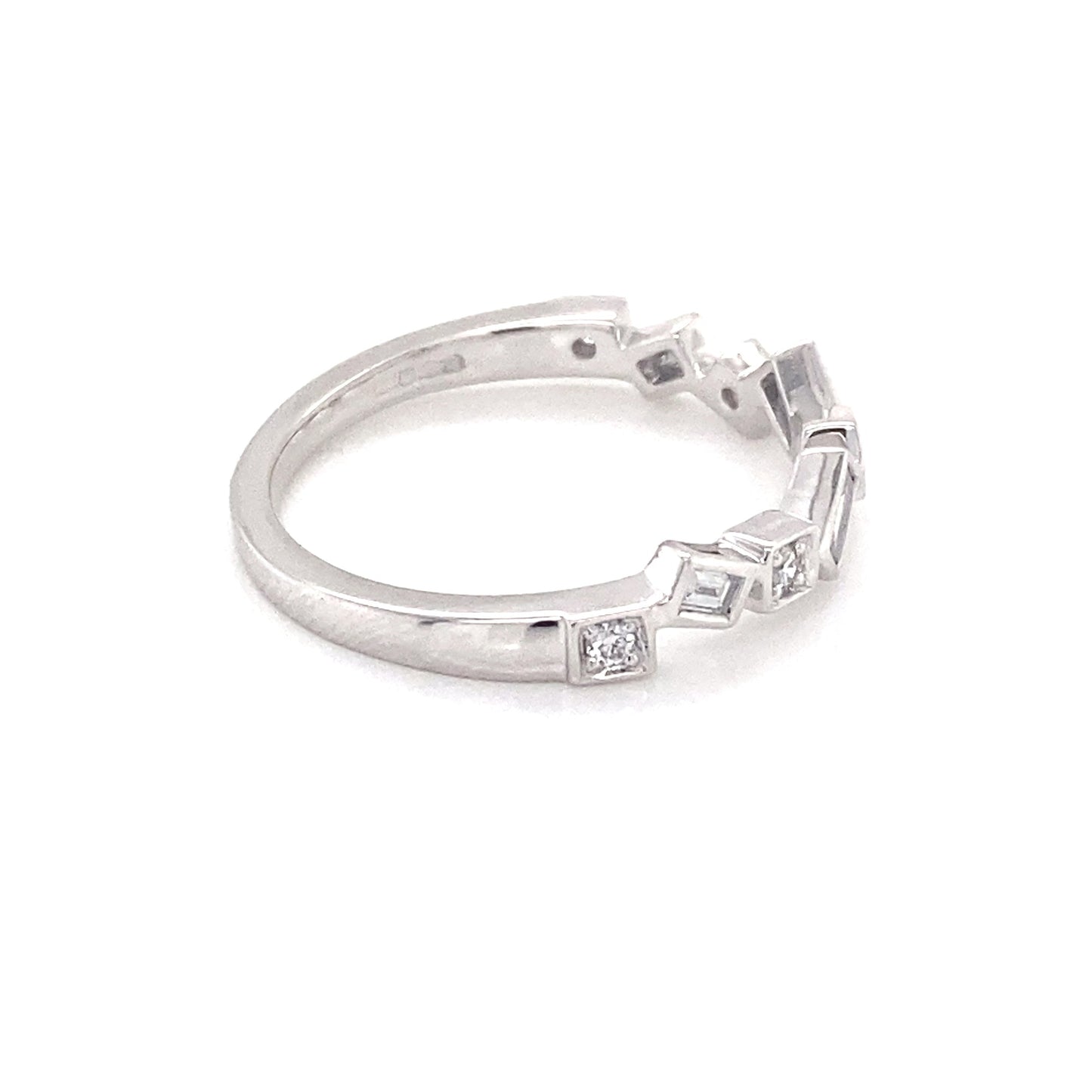 Diamond Abstract Style Eternity Ring Gardiner Brothers