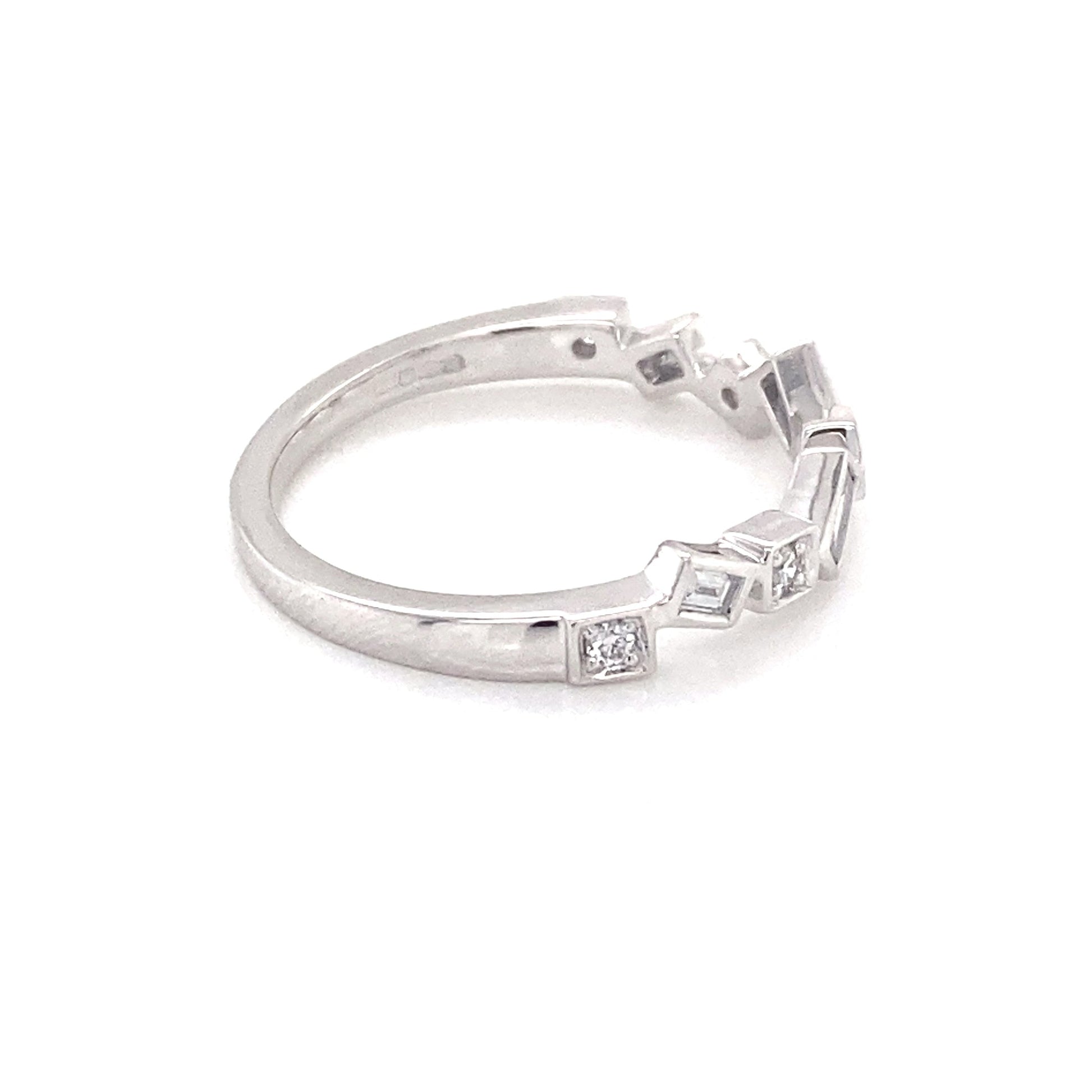 Diamond Abstract Style Eternity Ring Gardiner Brothers