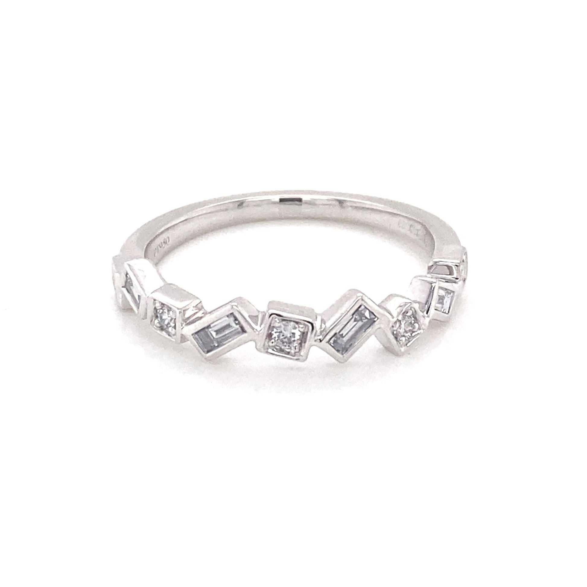 Diamond Abstract Style Eternity Ring Gardiner Brothers