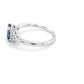 Octagonal shaped sapphire and 6 round brilliant cut diamond ring Gardiner Brothers
