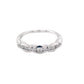 round brilliant cut diamond alternating size eternity ring Gardiner Brothers
