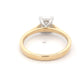 Elongated cushion shaped diamond solitaire ring - 1.01cts Gardiner Brothers